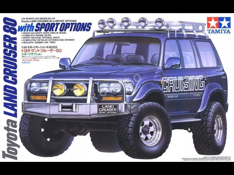 Tamiya 24122 Toyota Land Cruiser 80 avec options sport