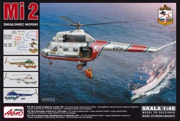Aeroplast 90035 Hélicoptère naval Mi-2 (1/48)