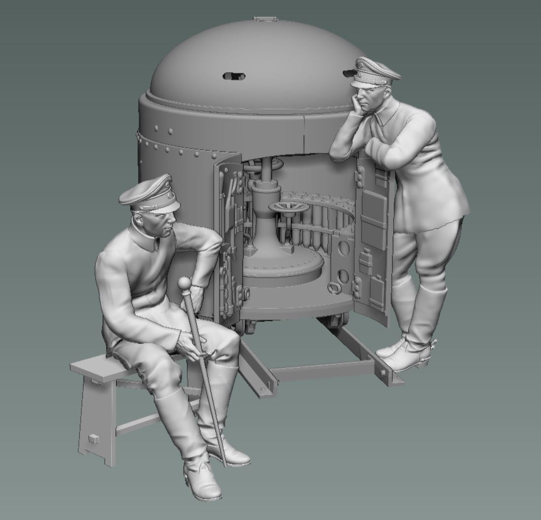 Copper State Models F35-050 Fahrpanzer german sitting officer 1/35 – zdjęcie 5