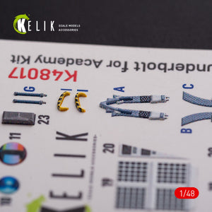 Décalcomanies 3D intérieures KELIK K48017 A-10C « Thunderbolt » pour maquette Academy au 1/48 – immagine 6