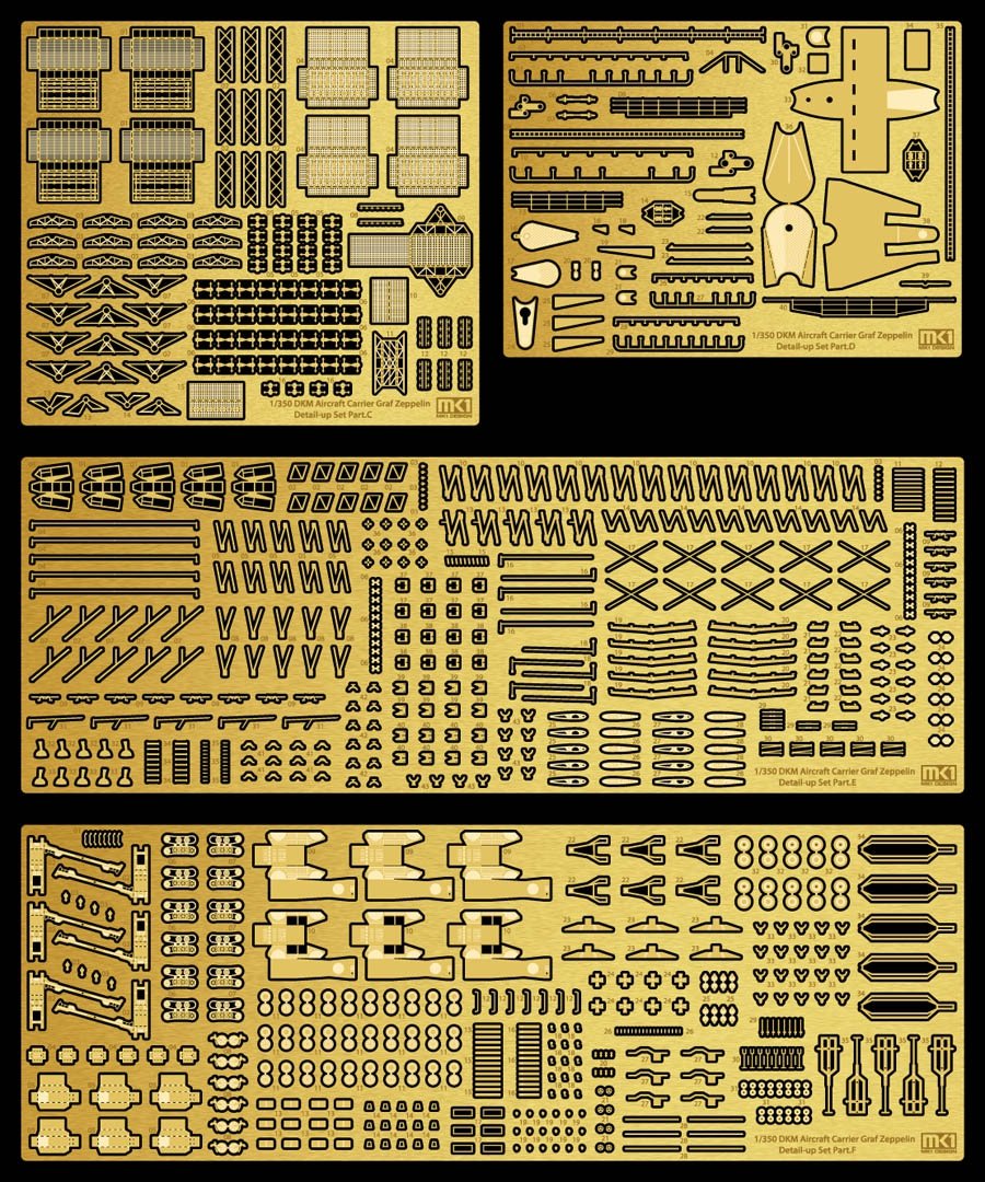 MK1 Design MD-35028 DKM Graf Zeppelin DX 1/350 – immagine 8