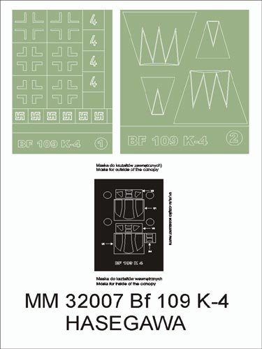 Montex MM32007 Me-109 K-4 HASEGAWA 