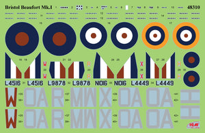 ICM 48314 Bristol Beaufort Mk.I. Raid de bombardement 1/48 – image 3