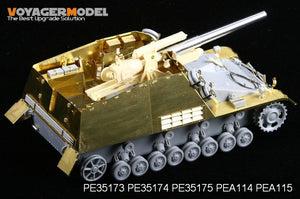 Plaque d&amp;#39;armure Voyager Model PE35175 WWII Hummel Early Version pour DRAGON 6150/6204 1/35
