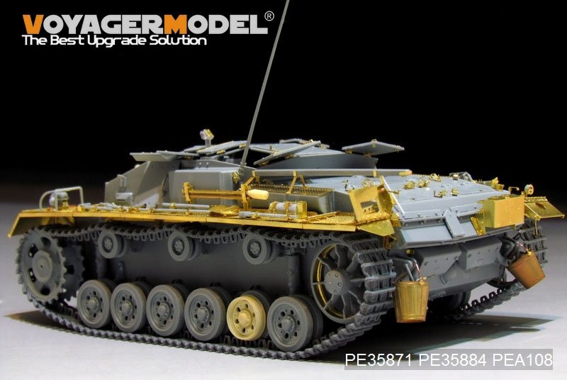 Voyager modèle PE35871 WWII allemand StuG.III Ausf.C/D Basic pour DRAGON 1/35  – immagine 5