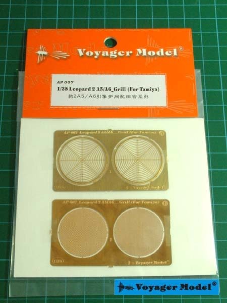 Voyager Model AP007 Leopard 2A5/A6 Grill for Tamiya 1/35 – zdjęcie 2