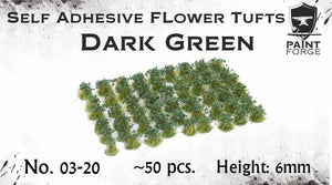 Paint Forge PFFL2603 Fleurs vert foncé 6 mm
