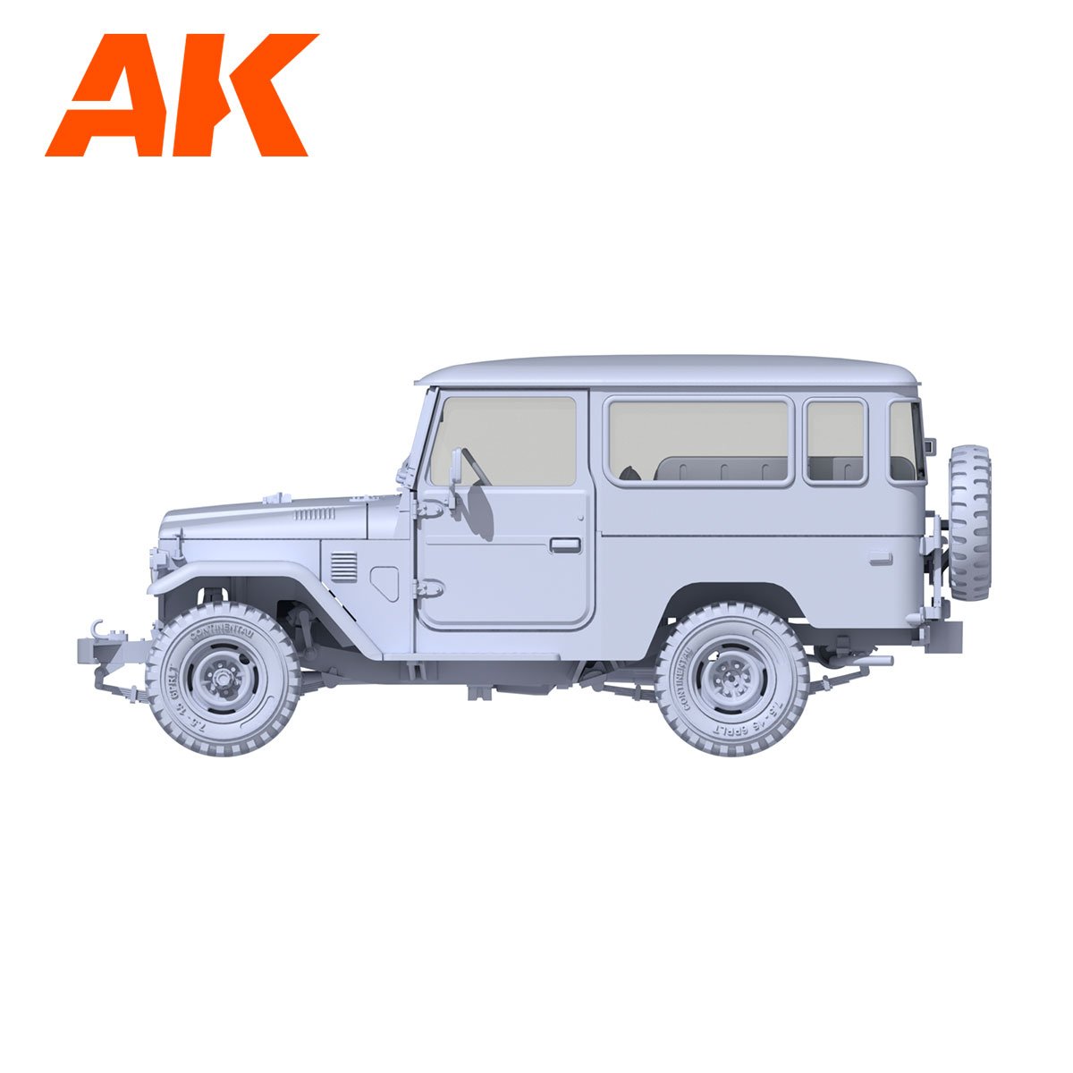 AK Interactive AK35001 FJ43 SUV AVEC TOIT RIGIDE 1/35 – Bild 8