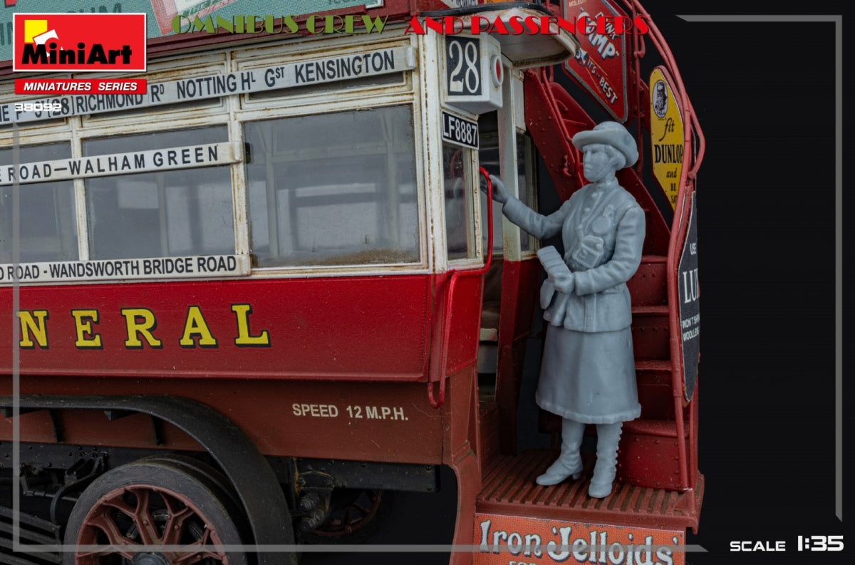 MiniArt 38092 ÉQUIPAGE ET PASSAGERS DE L&amp;#39;OMNIBUS 1/35  – imagen 4