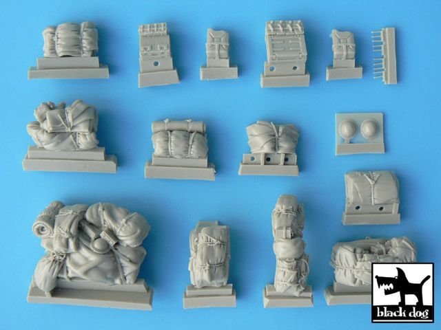 Ensemble d&amp;#39;accessoires Black Dog T35007 Staghound pour kit Bronco 1/35 – image 3