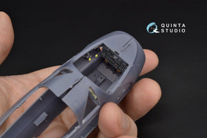 Intérieur imprimé en 3D et coloré sur papier décalcomanie Quinta Studio QD32017 Me 163B (pour maquette Meng) 1/32 – image 3