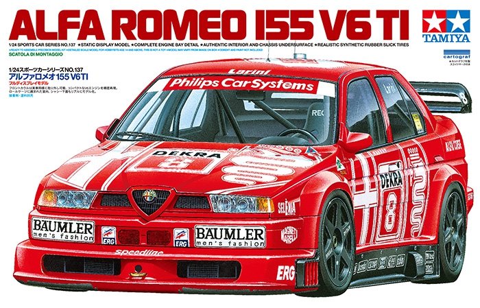 Tamiya- 24137, Alfa Romeo 155 V6