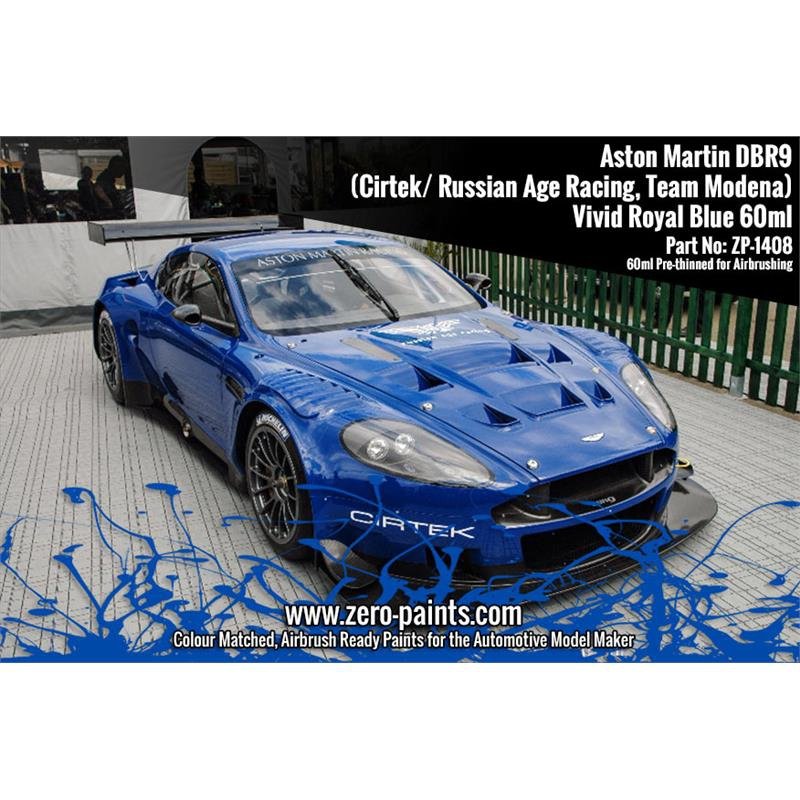 Peinture Zero Paints ZP-1408 Bleu Royal Vif - Aston Martin DBR9 60 ml