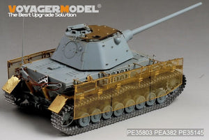 Voyager modèle PEA382 allemand Pz.Kpfw.IV Ausf.J avec tourelle Panther F &amp;quot;Thoma Shields&amp;quot; grillage schürzen 1/35  – image 2