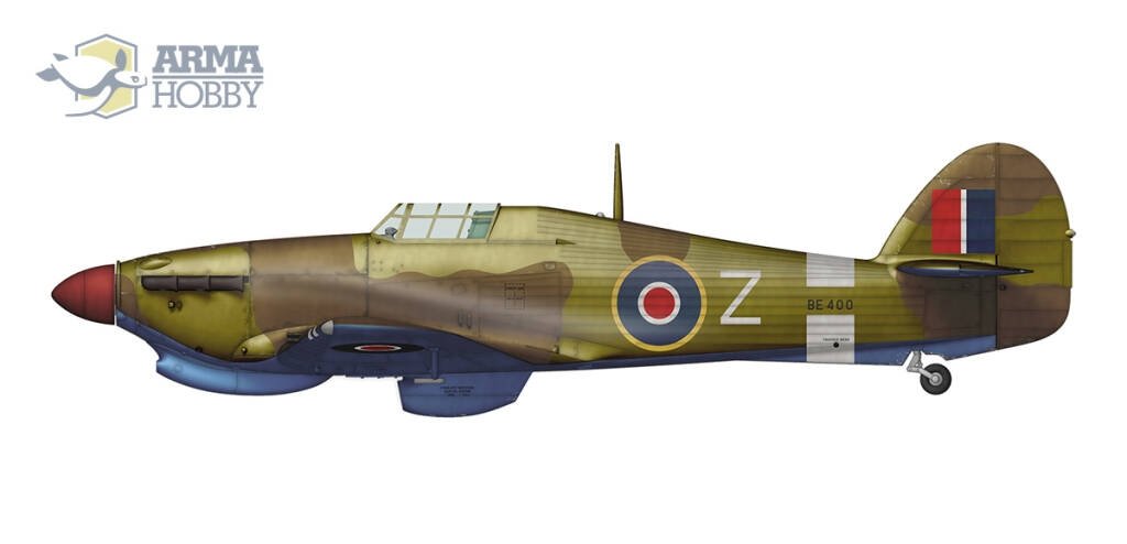 Arma Hobby 70044 Hurricane Mk II B Trop Model Kit 1/72 – zdjęcie 3
