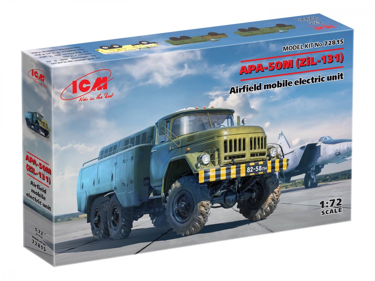 ICM 72815 APA-50M (ZiL-131) Unité électrique mobile d&amp;#39;aérodrome 1/72 – immagine 2