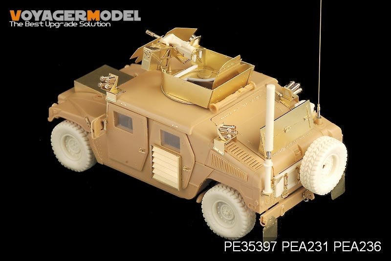 Voyager Modèle PE35397 Humvee M1114 moderne de l&amp;#39;USMC avec CIP/décharge de fumée pour Bronco 35080 1/35 – image 8