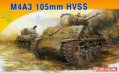 Dragon 7313 Char Sherman M4A3 105mm HVSS (1/72)