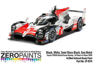 Zero Paints ZP-1574 Toyota TS050 Hybrid Gazoo Racing, kit de peinture 4 x 30 ml – imagen 2
