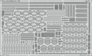 Eduard 53302 USS Iowa BB-61 partie 1 HOBBY BOSS 1/350