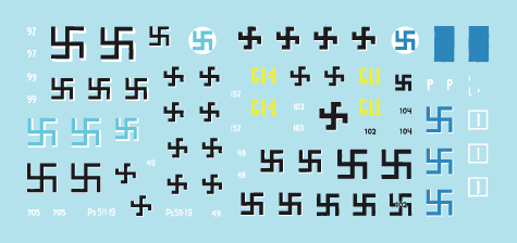 Star Decals 72-A1006 BT-5 m/1933, canon d&amp;#39;assaut BT-42, T-28 m/1938 et T-28 m/1940 1/72 – image 3