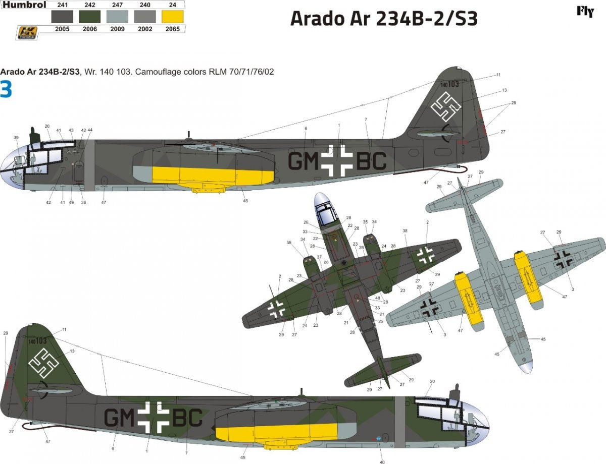 Fly 32025 Arado Ar 234 B-2/S3 (1/32)  – immagine 2