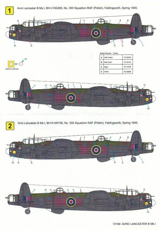 Techmod 72166 Avro Lancaster B Mk. I 1/72  – immagine 3