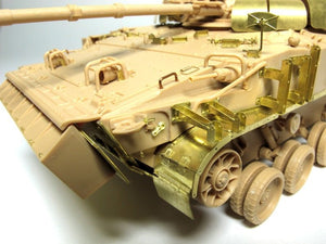 ET Model E35-040 Véhicule de combat d&amp;#39;infanterie russe BMP-3 avec blindage additionnel (pièce de base) (pour TRUMPETER 00365) (1/35) – immagine 9