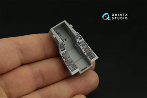 Intérieur coloré imprimé en 3D sur papier décalcomanie (outillage Kinetic 2022) pour F-16C Block 25 de Quinta Studio (échelle 1/48) (petite version) – image 9