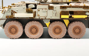 Roues affaissées pour véhicule blindé Stryker de l&amp;#39;armée américaine (modèle ET P35-158) - Kit TRUMPETER au 1/35 – image 6