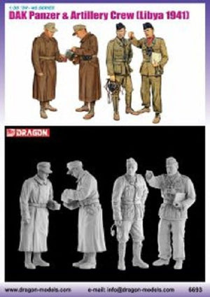 Dragon 6693 DAK Panzer Artillery Crew (Libye 1941) (1/35) – immagine 2