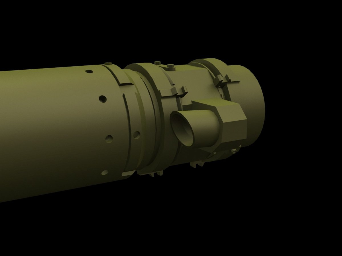 Panzer Art GB35-004 Rh-M 120 Gun barrel for Leopard 2A4 MBT 1/35 – zdjęcie 2