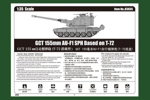 Hobby Boss 83835 GCT 155mm AU-F1 SPH Basé sur le T-72 (1/35) – image 3