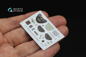 Intérieur imprimé en 3D et coloré sur papier décalcomanie Quinta Studio QD48532 Bf 109E-3/4 (HobbyBoss) 1/48 – image 4