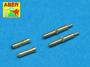 Aber A48 010 Ensemble de 2 canons pour mitrailleuses d&amp;#39;avions allemands MK 108 de 30 mm avec tube de souffle (1/48)