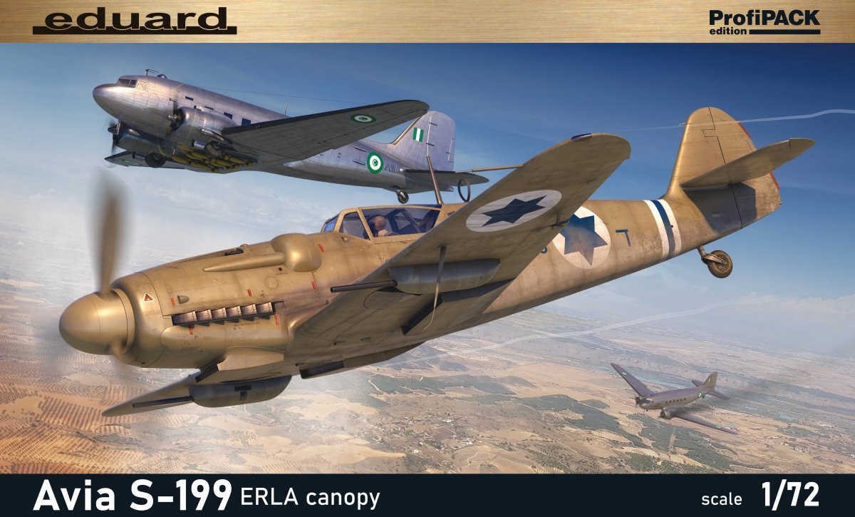 Eduard 70152 Avia S-199 ERLA verrière ProfiPack édition 1/72