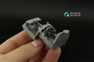 Intérieur imprimé en 3D et coloré sur papier décalcomanie Quinta Studio QD48375 AH-64E (Hasegawa) 1/48 – image 8