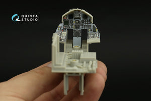 Intérieur imprimé en 3D et coloré sur papier décalcomanie pour F-15C Late/F-15J Late (Tamiya) (petite version) Quinta Studio QDS-32157 – image 4