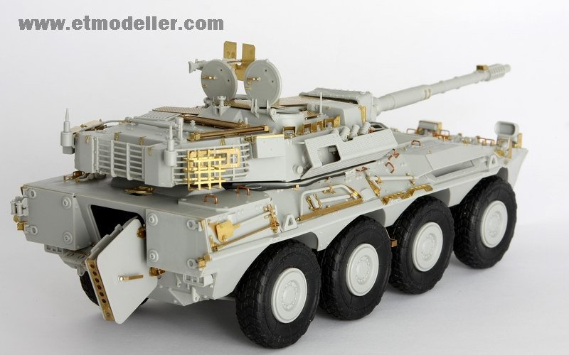 ET Modèle E35-003 Armée espagnole moderne VRC-105 Centauro RCV (Pour TRUMPETER 00388) (1/35) – image 4