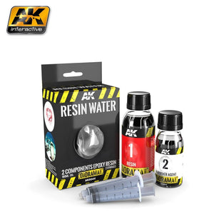 AK Interactive AK8044 RÉSINE AQUATIQUE 2 COMPOSANTS RÉSINE ÉPOXY 180 ml