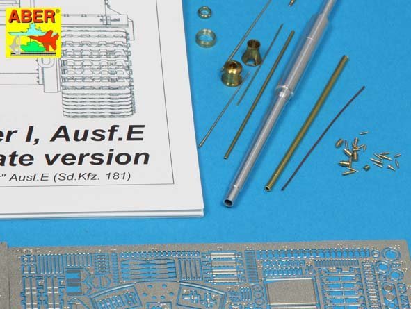 Aber 35K10 Pz.Kpfw. VI Ausf.E (Sd.Kfz.181) Tiger I – Version tardive (ensemble premium) (1/35) – image 7