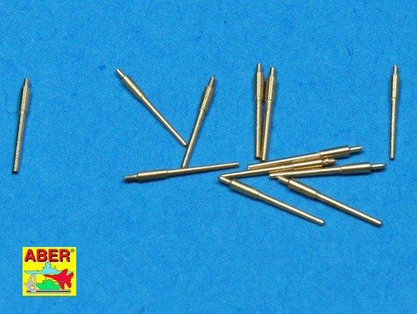 Aber 1/700L-15 Ensemble de 12 canons de 150 mm pour navires allemands : Bismarck, Tirpitz, Scharnhorst, Gneisenau 1/700