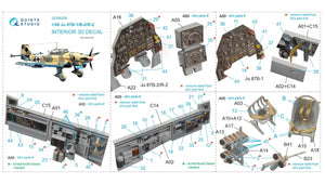 Intérieur imprimé en 3D et coloré sur papier décalcomanie Quinta Studio QD48208 Ju 87B-1/B-2/R-2 (Airfix) 1/48 – image 2