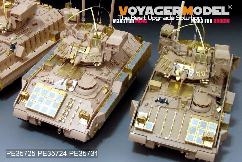 Ensemble Voyager Model PE35725 M3A3 BRADLEY ERA de l&amp;#39;armée américaine moderne (pour MENG SS-006/OROCHI IM001 IM002) 1/35 – Bild 5
