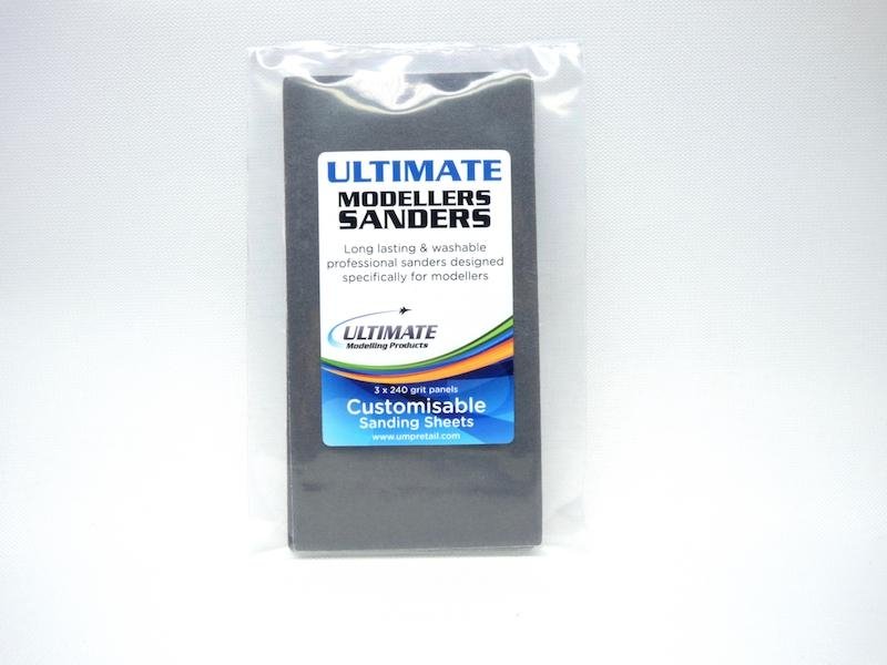 Feuilles abrasives personnalisables Ultimate Modeling Products UMP055 - Grain 240