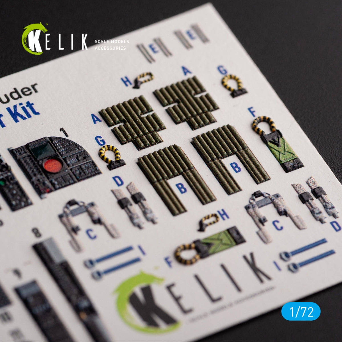 KELIK K72129 A-6E Intruder - décalcomanies 3D intérieures pour maquette Trumpeter au 1/72 – immagine 5