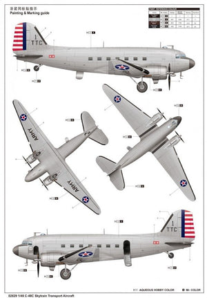Trumpeter 02829 C-48C Skytrain Avion de transport (1/48)  – Bild 14