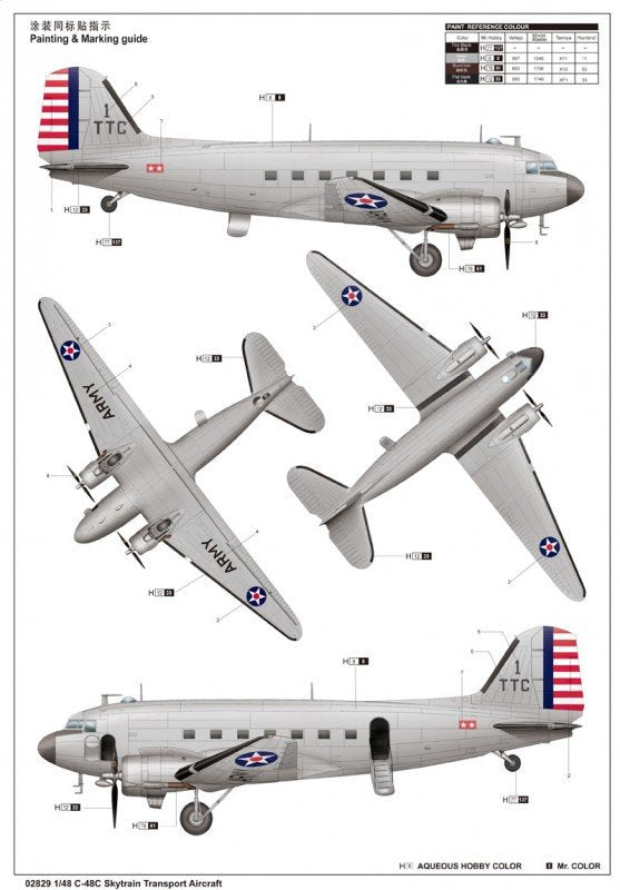 Trumpeter 02829 C-48C Skytrain Avion de transport (1/48)  – Bild 14