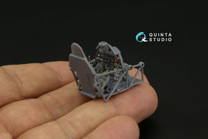 Intérieur coloré imprimé en 3D sur papier décalcomanie Quinta Studio QD48446 pour la famille Hurricane (Italeri/Tamiya) au 1/48 – image 8