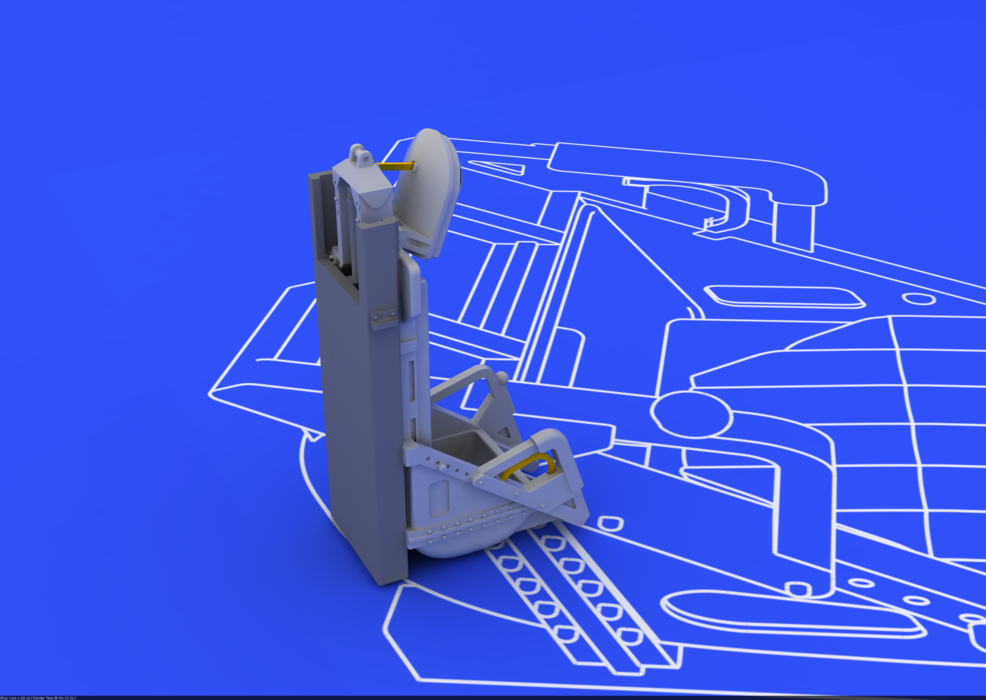 Eduard 672008 MiG-15 ejection seat 1/72 (Eduard) – zdjęcie 2
